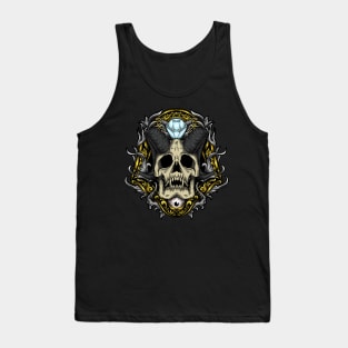 luxury skull Tank Top